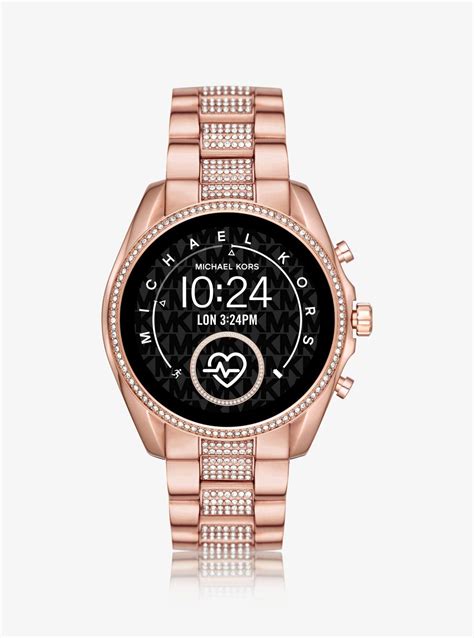 montre michael kors femme tactile|michael kors watch model nadja.